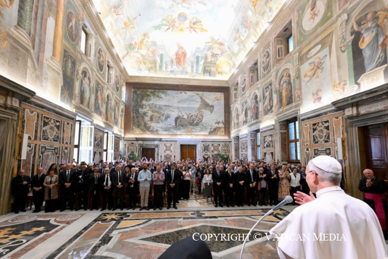 El Papa, con el movimiento Arena de la Paz