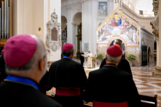 7-Basílica de Santa Maria dos Anjos de Assis: Encontro com os bispos italianos na conclusão da 81ª Assembleia Geral da Conferência Episcopal Italiana [17 a 20 de novembro de 2025]