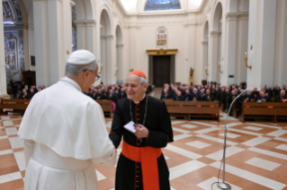 20-Basílica de Santa Maria dos Anjos de Assis: Encontro com os bispos italianos na conclusão da 81ª Assembleia Geral da Conferência Episcopal Italiana [17 a 20 de novembro de 2025]
