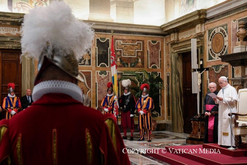 2-To the Pontifical Swiss Guards on the occasion of their Oath-taking Ceremony