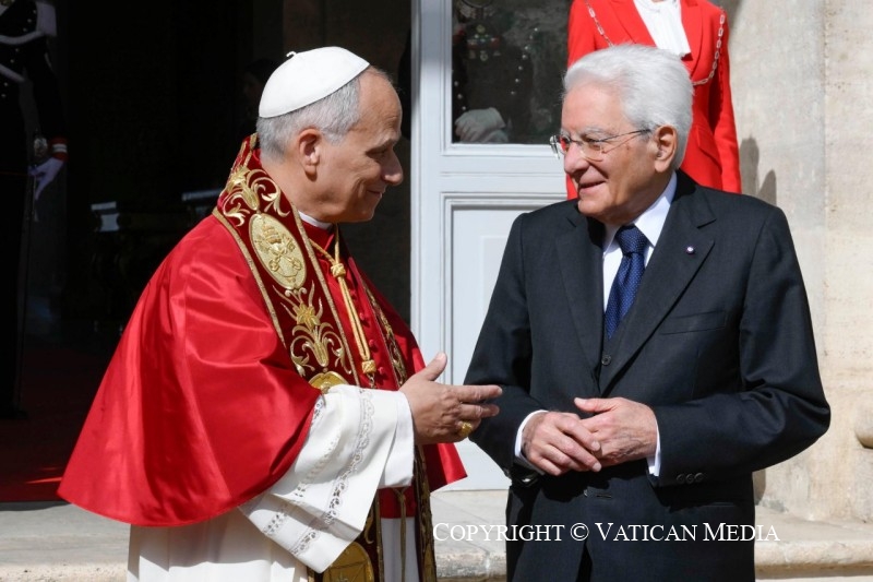 43-Visite officielle au pr&eacute;sident de la R&eacute;publique italienne, M. Sergio Mattarella