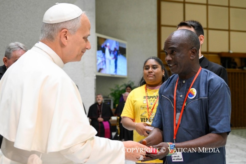 7-Aux participants &agrave; la Rencontre mondiale des Mouvements populaires