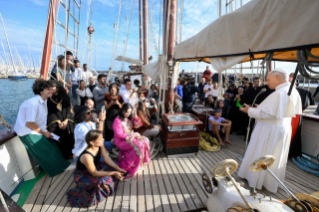 4-Visita ao navio-escola da paz "Med 25 Bel Espoir"