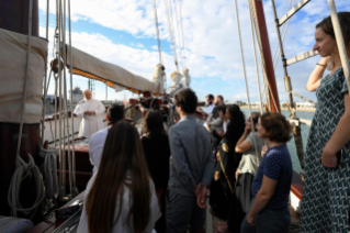 13-Visita ao navio-escola da paz "Med 25 Bel Espoir"