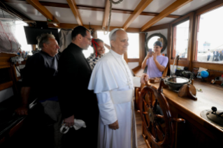 18-Visita ao navio-escola da paz "Med 25 Bel Espoir"