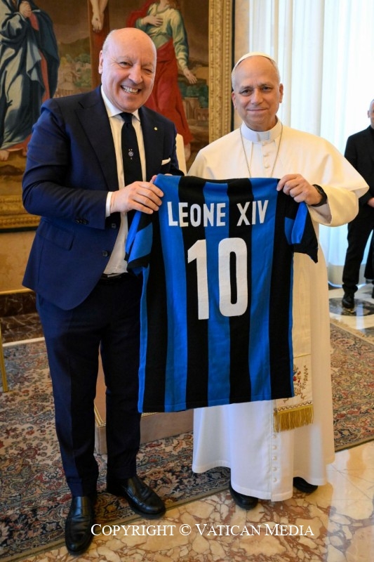 1-Udienza ai Dirigenti e Calciatori della FC Internazionale Milano