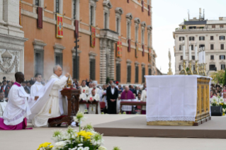 38-Solennité du Corps et du Sang du Christ - Messe, procession et bénédiction eucharistique