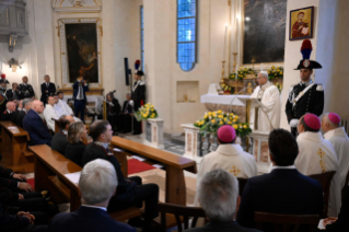 0-Santa Messa presso la Cappella della Stazione dei Carabinieri di Castel Gandolfo 