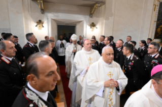 5-Santa Messa presso la Cappella della Stazione dei Carabinieri di Castel Gandolfo 