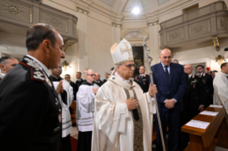 2-Santa Messa presso la Cappella della Stazione dei Carabinieri di Castel Gandolfo 