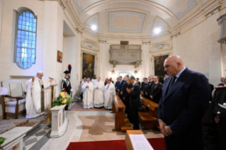6-Santa Messa presso la Cappella della Stazione dei Carabinieri di Castel Gandolfo 