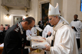 8-Santa Messa presso la Cappella della Stazione dei Carabinieri di Castel Gandolfo 