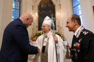 10-Santa Messa presso la Cappella della Stazione dei Carabinieri di Castel Gandolfo 