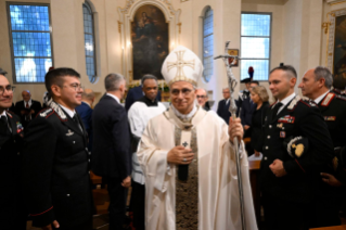 11-Santa Messa presso la Cappella della Stazione dei Carabinieri di Castel Gandolfo 