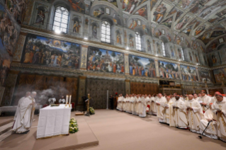 40-Holy Mass <i>pro Ecclesia</i> celebrated by the Roman Pontiff Leo XIV with the Cardinals