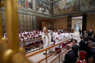 35-Holy Mass <i>pro Ecclesia</i> celebrated by the Roman Pontiff Leo XIV with the Cardinals