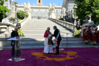 10-Homage of the Mayor and the City of Rome
