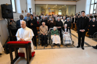 3-الزّيارة الرّسوليّة إلى تركيّا: زيارة إلى دار رعاية المسنّين لراهبات الفقراء الصّغيرات