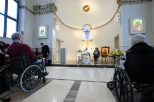 10-الزّيارة الرّسوليّة إلى تركيّا: زيارة إلى دار رعاية المسنّين لراهبات الفقراء الصّغيرات