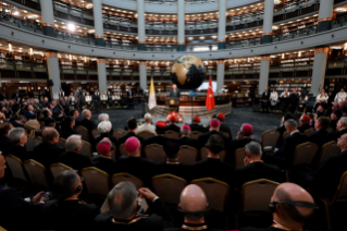 7-Apostolische Reise in die Türkei (Türkiye): Begegnung mit den Behördenvertretern, der Zivilgesellschaft und dem Diplomatischen Korps