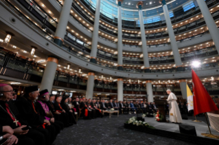 11-Apostolische Reise in die Türkei (Türkiye): Begegnung mit den Behördenvertretern, der Zivilgesellschaft und dem Diplomatischen Korps