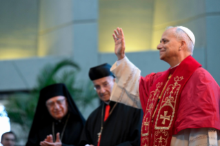 1-الزّيارة الرّسوليّة إلى لبنان: لقاء مع الأساقفة والكهنة والمكرَّسين والمكرّسات والعاملين الرَّعويّين 