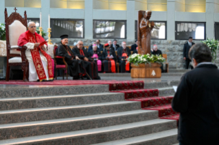 17-الزّيارة الرّسوليّة إلى لبنان: لقاء مع الأساقفة والكهنة والمكرَّسين والمكرّسات والعاملين الرَّعويّين 