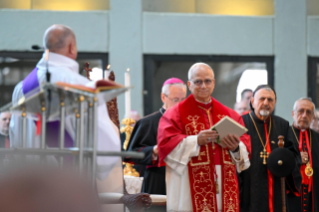 18-الزّيارة الرّسوليّة إلى لبنان: لقاء مع الأساقفة والكهنة والمكرَّسين والمكرّسات والعاملين الرَّعويّين 