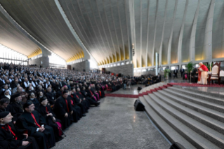 22-الزّيارة الرّسوليّة إلى لبنان: لقاء مع الأساقفة والكهنة والمكرَّسين والمكرّسات والعاملين الرَّعويّين 