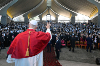 31-الزّيارة الرّسوليّة إلى لبنان: لقاء مع الأساقفة والكهنة والمكرَّسين والمكرّسات والعاملين الرَّعويّين 