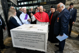 32-الزّيارة الرّسوليّة إلى لبنان: لقاء مع الأساقفة والكهنة والمكرَّسين والمكرّسات والعاملين الرَّعويّين 