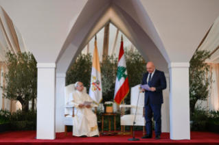 0-Viaggio Apostolico in Libano: Cermonia di congedo  