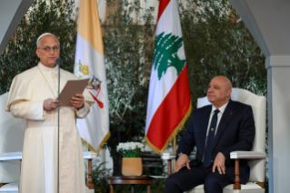 2-Viaggio Apostolico in Libano: Cermonia di congedo  