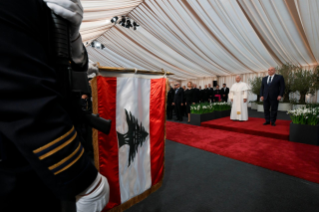 8-Viaggio Apostolico in Libano: Cermonia di congedo  