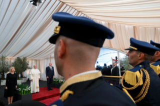 7-Viaggio Apostolico in Libano: Cermonia di congedo  