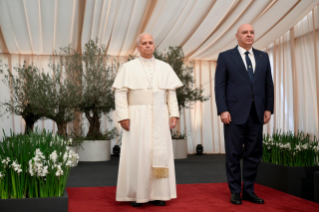 12-Viaggio Apostolico in Libano: Cermonia di congedo  