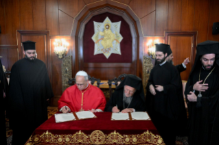 1-Viaggio Apostolico in T&uuml;rkiye: Dichiarazione Congiunta del Santo Padre Leone XIV e di S.S. Bartolomeo I