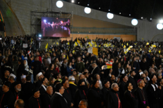 6-Viaje apost&oacute;lico al L&iacute;bano: Encuentro con los j&oacute;venes en la plaza frente al Patriarcado de Antioqu&iacute;a de los maronitas 
