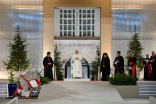 9-Viaje apost&oacute;lico al L&iacute;bano: Encuentro con los j&oacute;venes en la plaza frente al Patriarcado de Antioqu&iacute;a de los maronitas 