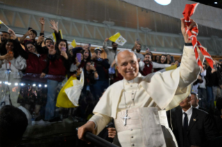 18-Viaje apost&oacute;lico al L&iacute;bano: Encuentro con los j&oacute;venes en la plaza frente al Patriarcado de Antioqu&iacute;a de los maronitas 