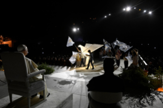 22-Viaje apost&oacute;lico al L&iacute;bano: Encuentro con los j&oacute;venes en la plaza frente al Patriarcado de Antioqu&iacute;a de los maronitas 