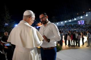 26-Viaje apost&oacute;lico al L&iacute;bano: Encuentro con los j&oacute;venes en la plaza frente al Patriarcado de Antioqu&iacute;a de los maronitas 