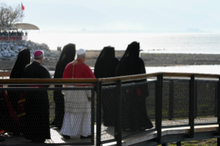2-Viaje apost&oacute;lico a T&uuml;rkiye: Encuentro ecum&eacute;nico de oraci&oacute;n cerca de las excavaciones arqueol&oacute;gicas de la antigua Bas&iacute;lica de San Ne&oacute;fito en İznik 