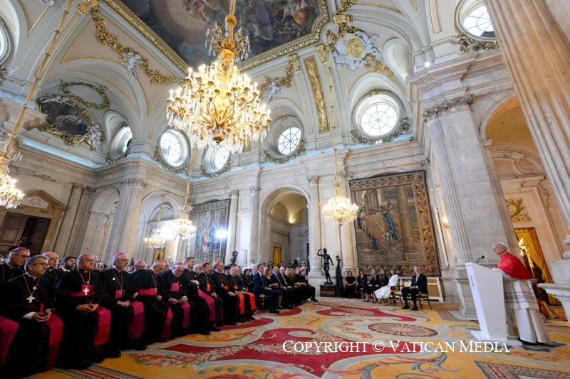 9-Apostolic Journey to Spain: Meeting with the Authorities, Civil Society and the Diplomatic Corps