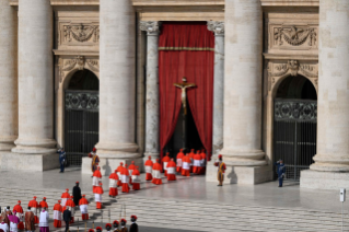 20-Traslado del ferétro del Romano Pontífice Francisco a la Basílica Vaticana