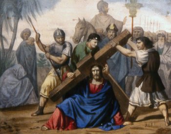 Novena Estación: Jesús cae por tercera vez bajo el peso de la cruz - Vía Crucis 2013